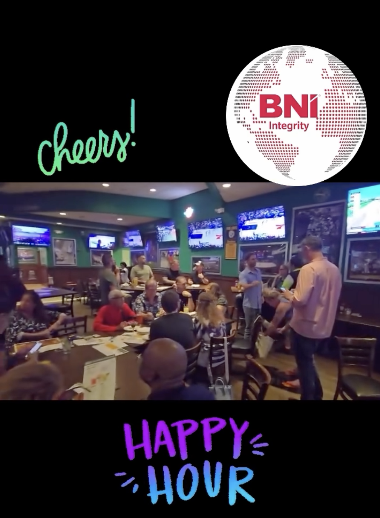 BNI Integrity happy hour gathering