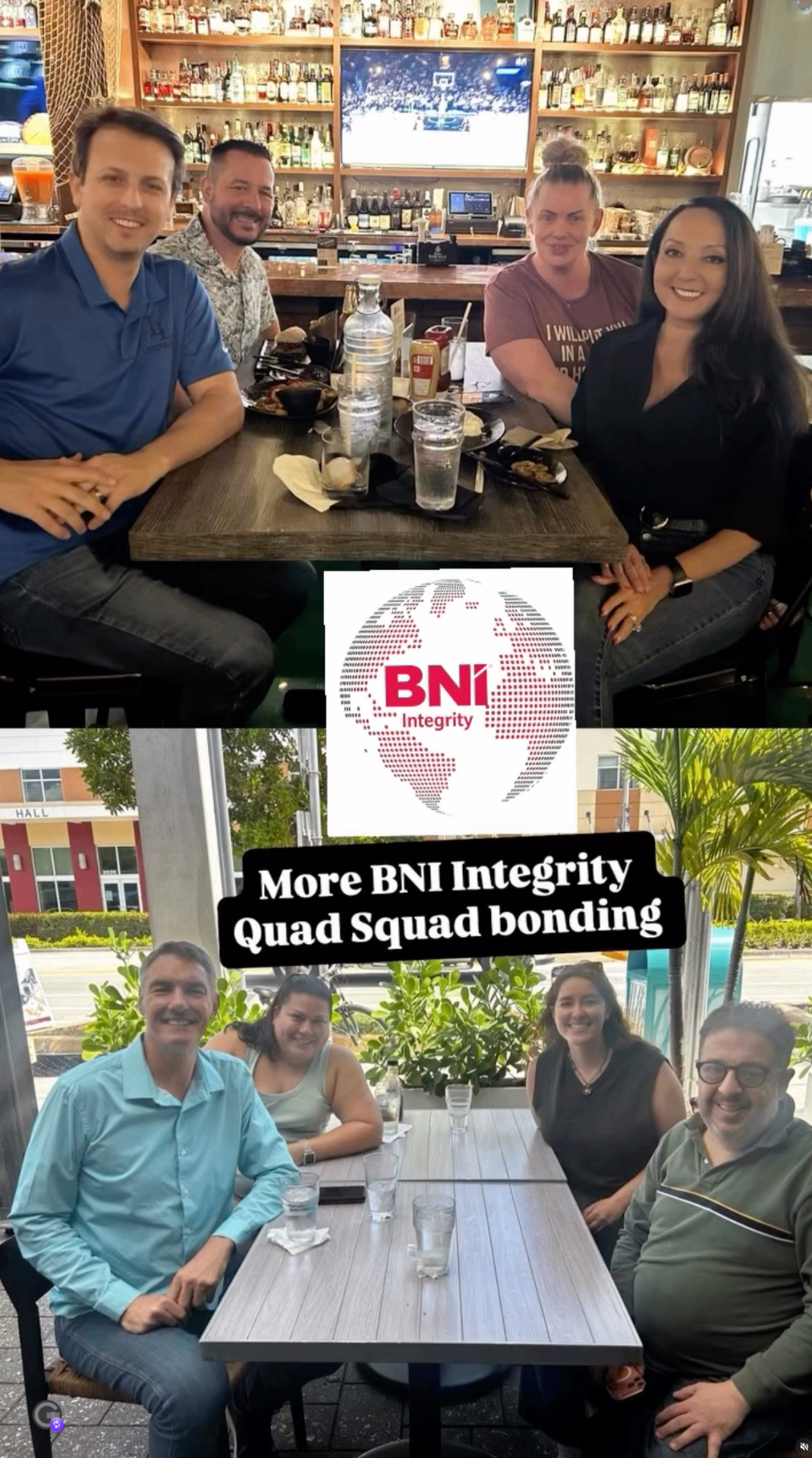 BNI Integrity quad squad bonding meetup